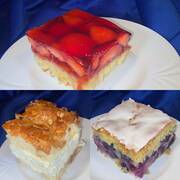 Erdbeerkuchen Bienenstich Heidelbeerkuchen