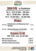 Abholkarte Offnungszeiten Kuchen Specials