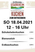 KUCHEN ZUM MITNEHMEN SO 18.04.2021