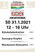 Kuchen am 31.1.2021
