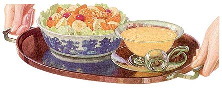 Obstsalat mit Joghurt a part